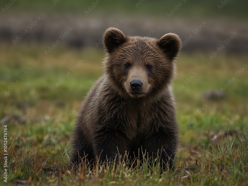 Brown bear cub. Brown bear cub.