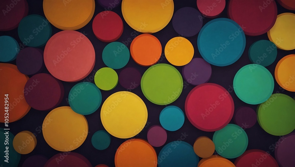 Colorful abstract circles background Colorful abstract circles background