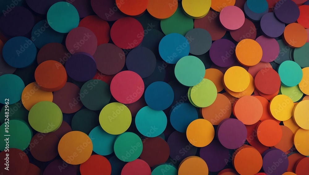 Colorful abstract circles background Colorful abstract circles background