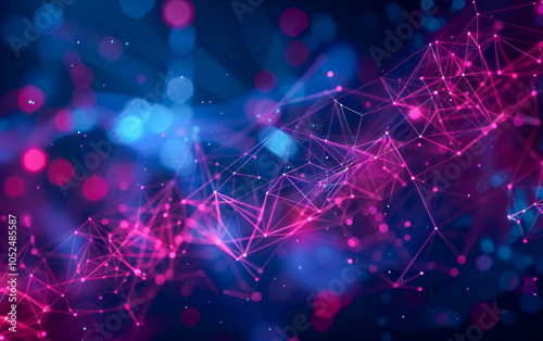 Digital background, can be used in the description of network abilities, technological processes, digital storages, science, education