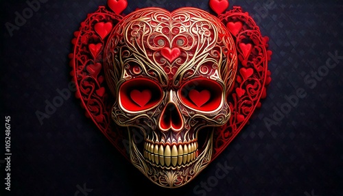 Halloween, Skull, Skull Wall, Ghost