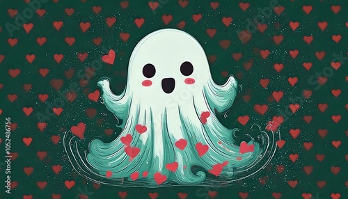 cute ghost, ghost, halloween, cute halloween