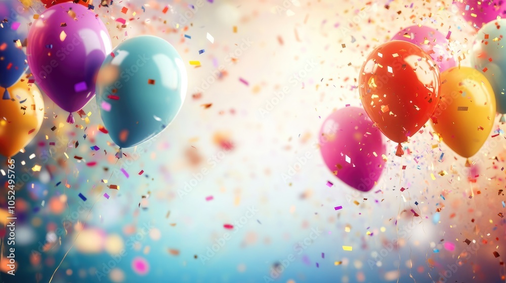 Celebrate with vibrant balloons and festive confetti for joyous occasions and memorable events Celebrate with vibrant balloons and festive confetti for joyous occasions and memorable events