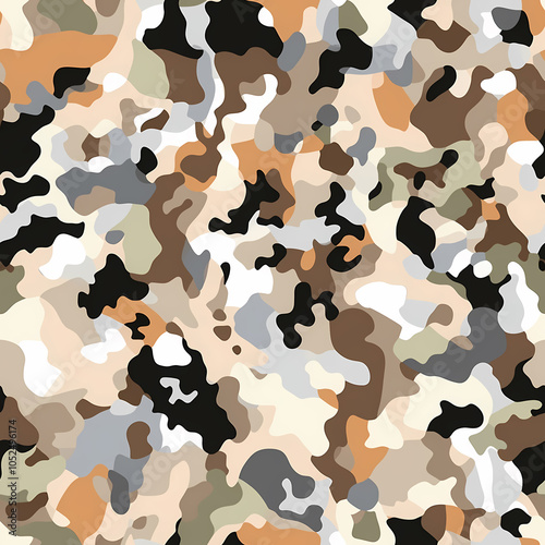 Diverse Camouflage Patterns for Fashion and Design Inspirations photo