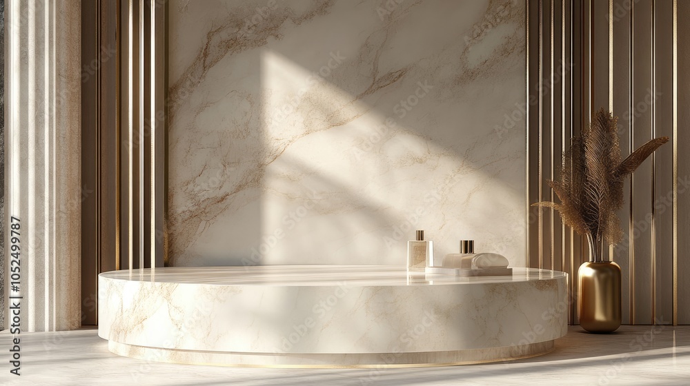 Elegant modern interior with marble accents and warm lighting for contemporary spaces Elegant modern interior with marble accents and warm lighting for contemporary spaces