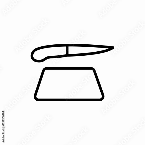 sharpening knife icon sign vector