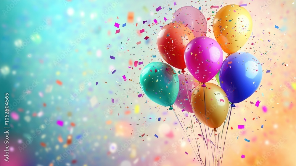 Celebrating life's joy a colorful display of balloons and confetti for every occasion Celebrating life's joy a colorful display of balloons and confetti for every occasion
