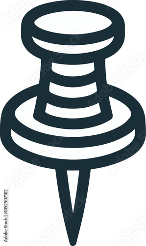 Push Pin vector