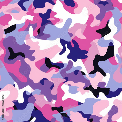 Diverse Camouflage Patterns for Creative Projects and Designs Incorporating Nature's Aesthetic