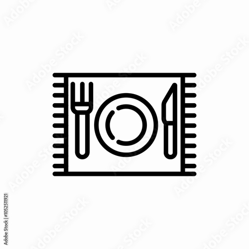lunch dish icon sign vector