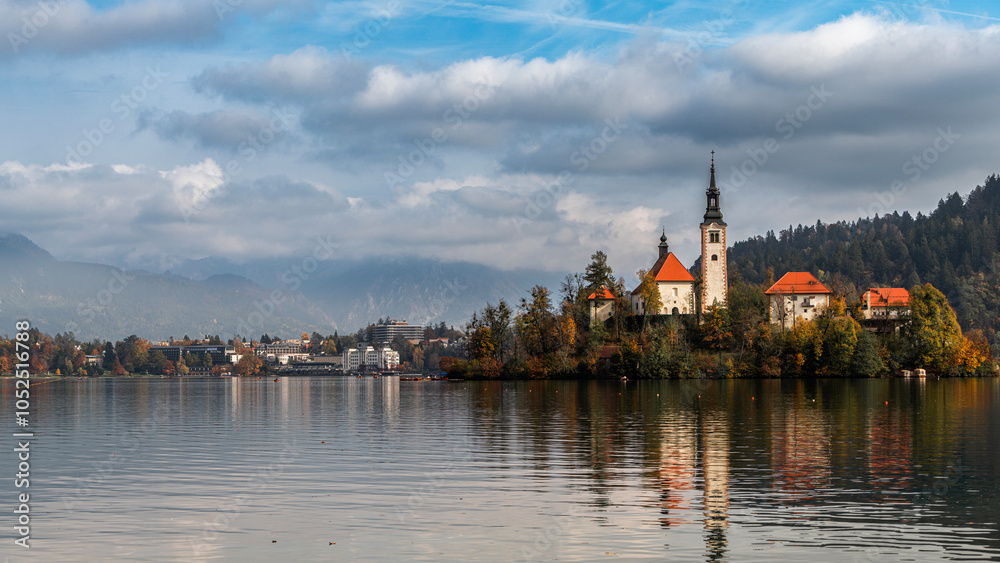 Fototapeta premium church of our person on the river