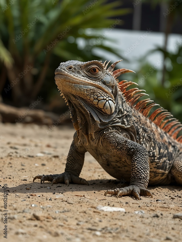Obraz premium King iguana.