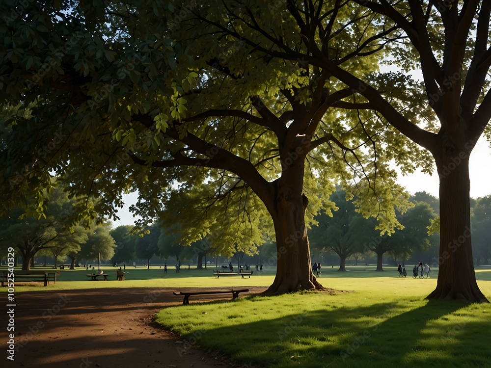 Tree in the park. Tree in the park.