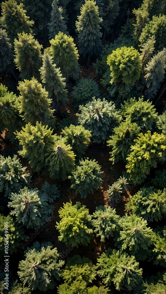 Aerial view of an Italian forest in Rome. Aerial view of an Italian forest in Rome.