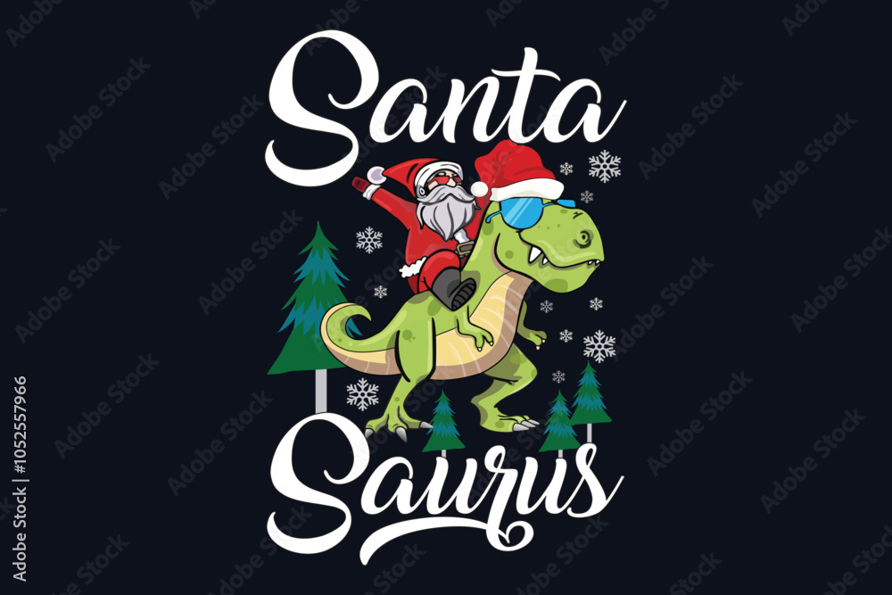 Fototapeta premium Santa saurus