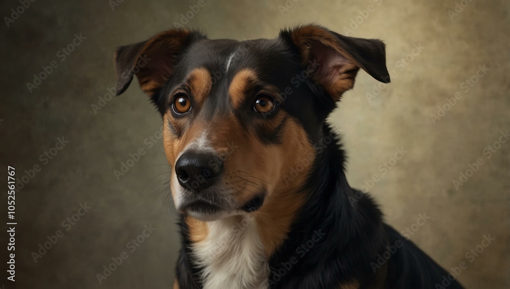 Dog portrait.
