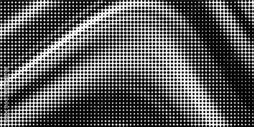 Grunge halftone gradient background. Faded grit noise texture. White and black sandy wallpaper. Retro pixelated backdrop.