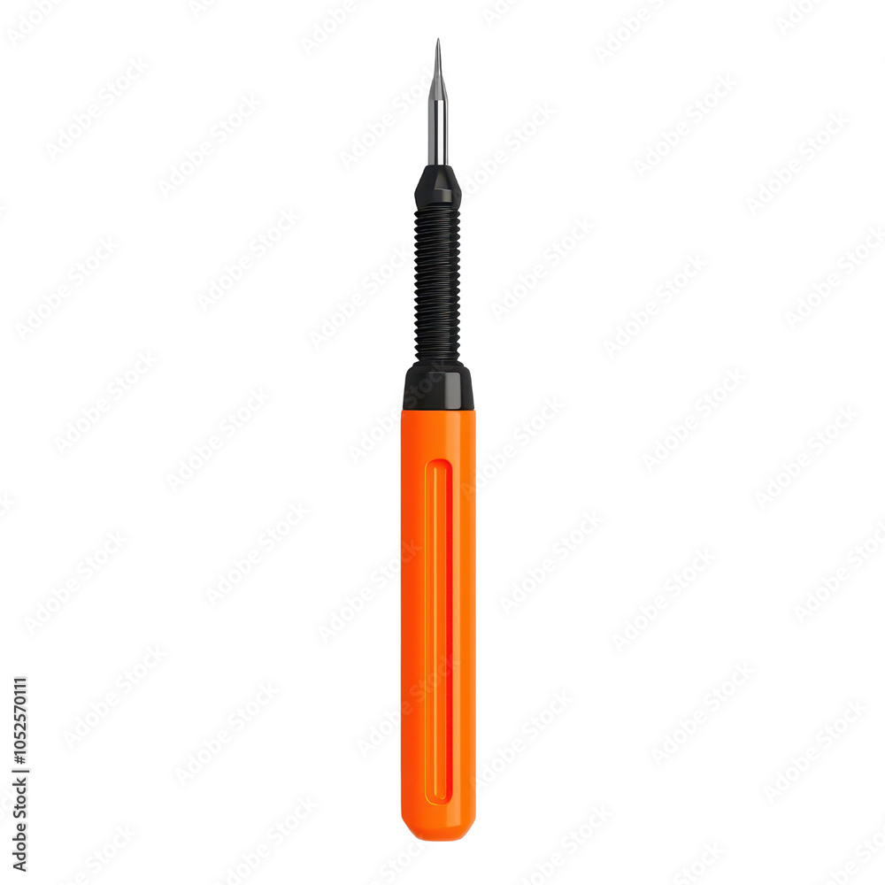 Fototapeta premium Orange sculpting tool on a white isolated background. transparent background.