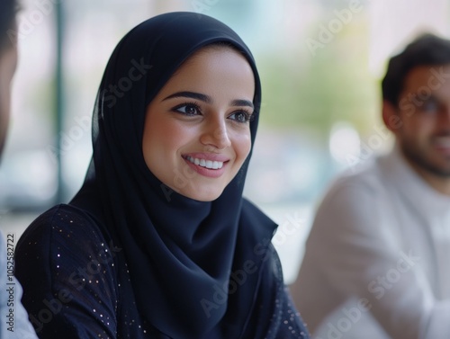 Modern Professional Businesswoman with a Smile