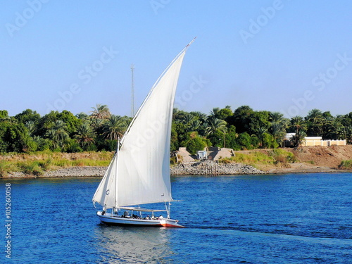 My Felucca, Old Egyptian Sailboat, Ride Down The Nile