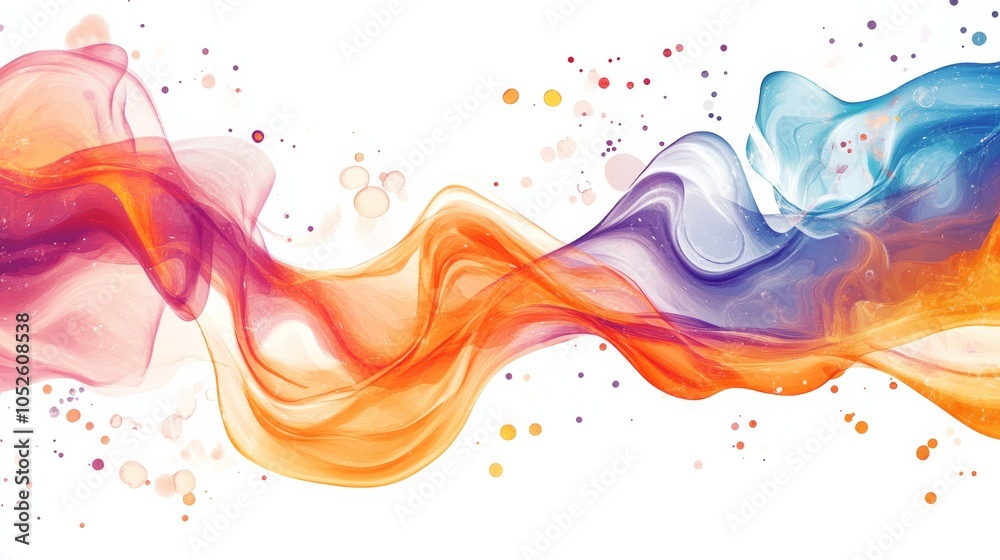 Abstract colorful wave pattern Abstract colorful wave pattern