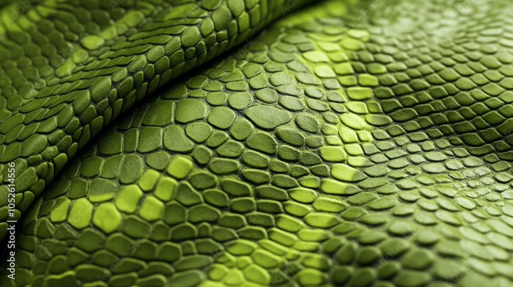 Obraz premium Green snakeskin pattern