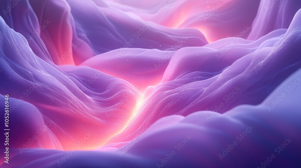 Fototapeta premium Abstract, vibrant, glowing, pink and purple textured background.