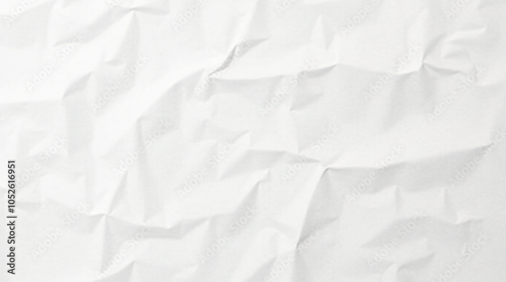 Obraz premium white paper texture crumpled background