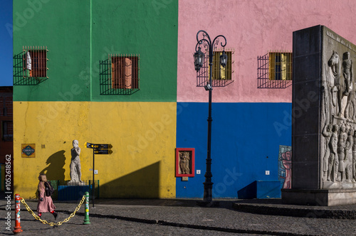 Caminito Street area. La Boca, Buenos Aires.