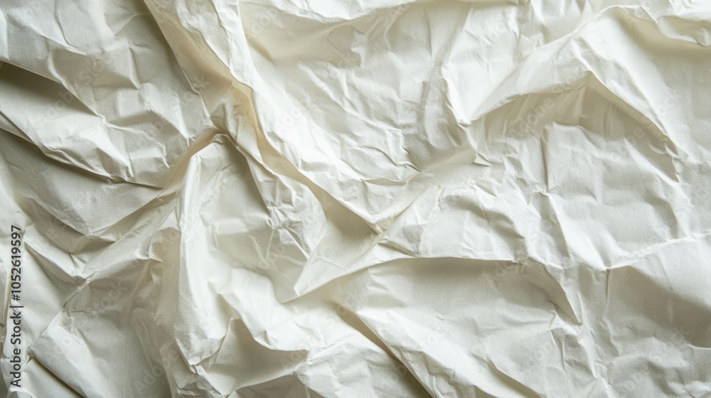Wrinkled paper texture featuring creases Wrinkled paper texture featuring creases