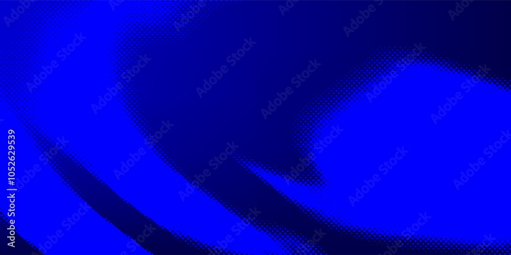 Obraz premium Dot blue wave light screen gradient texture background. Abstract ai technology big data digital background.