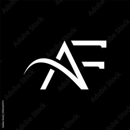 Letter AF logo icon design, af company, af modern, af luxury, af minimalist logo design