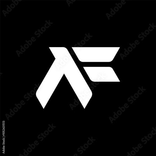 Letter AF logo icon design, af company, af modern, af luxury, af minimalist logo design