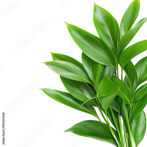 Wallpaper Mural Lush green leaves showcase vibrant natural beauty perfect for organic designs and eco-friendly concepts. Torontodigital.ca