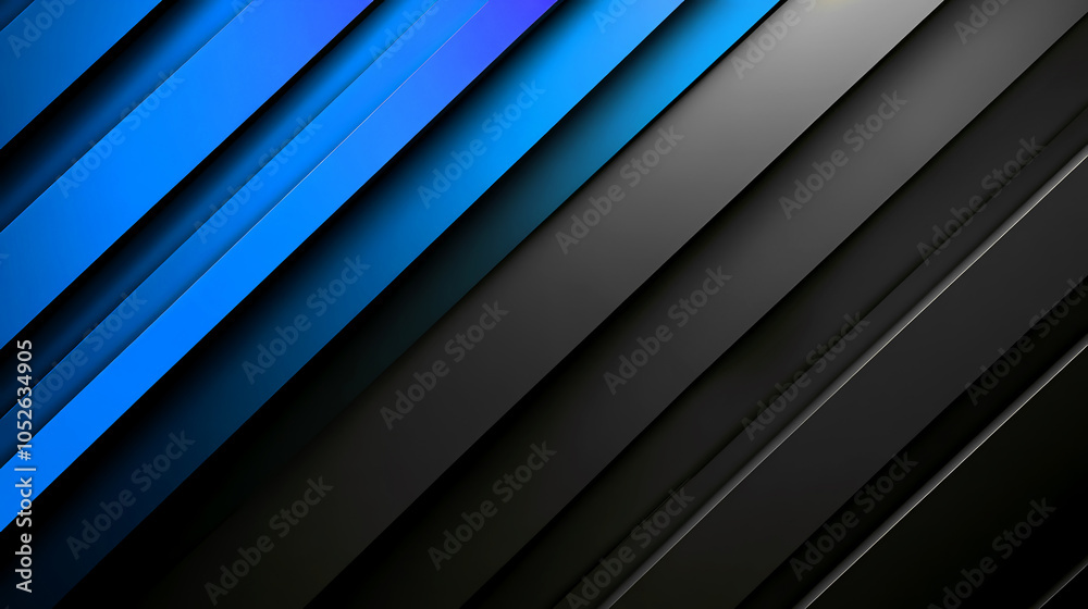 Striking Tech-Inspired Background With Dynamic Lines and Gradients in Blue and Black Shades
