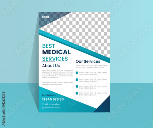 creative and professional medical flyer design template
