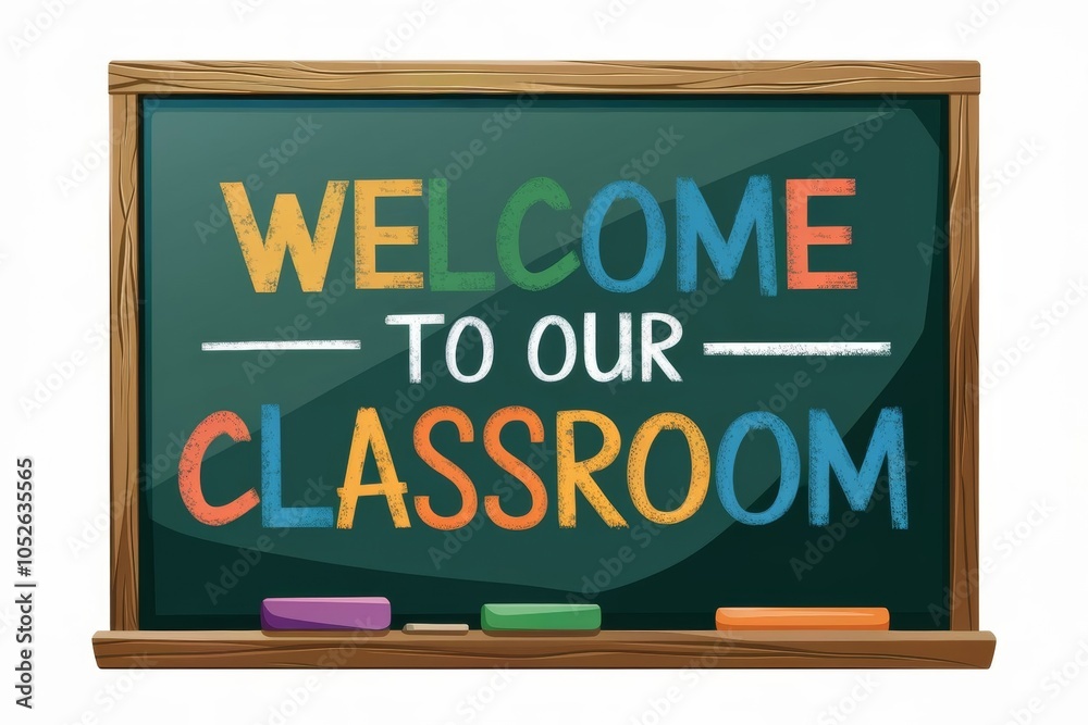 A png element clipart of a green school chalkboard with the text A png element clipart of a green school chalkboard with the text