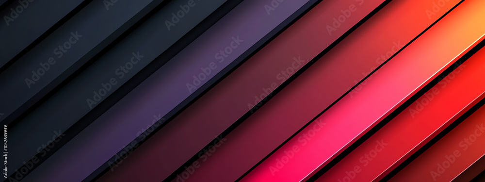 Obraz premium Vivid Gradient Lines Form an Energetic Tech Backdrop With Sleek Design Elements