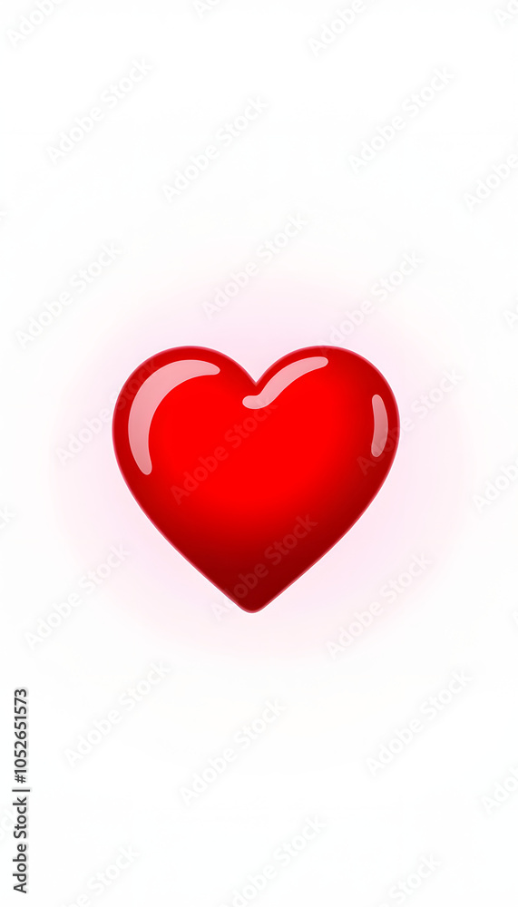 The symbol of a red stylized heart isolated with white highlights, png The symbol of a red stylized heart isolated with white highlights, png
