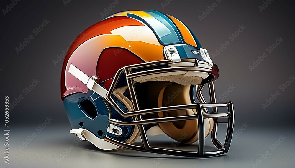 Fototapeta premium american football helmet