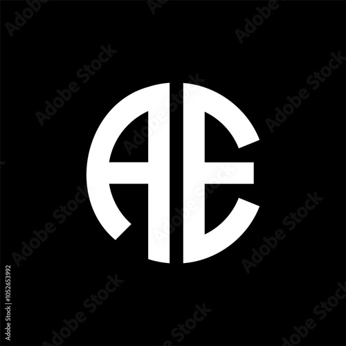 Letter AE logo icon design, modern, luxury, timeless, minimalist design