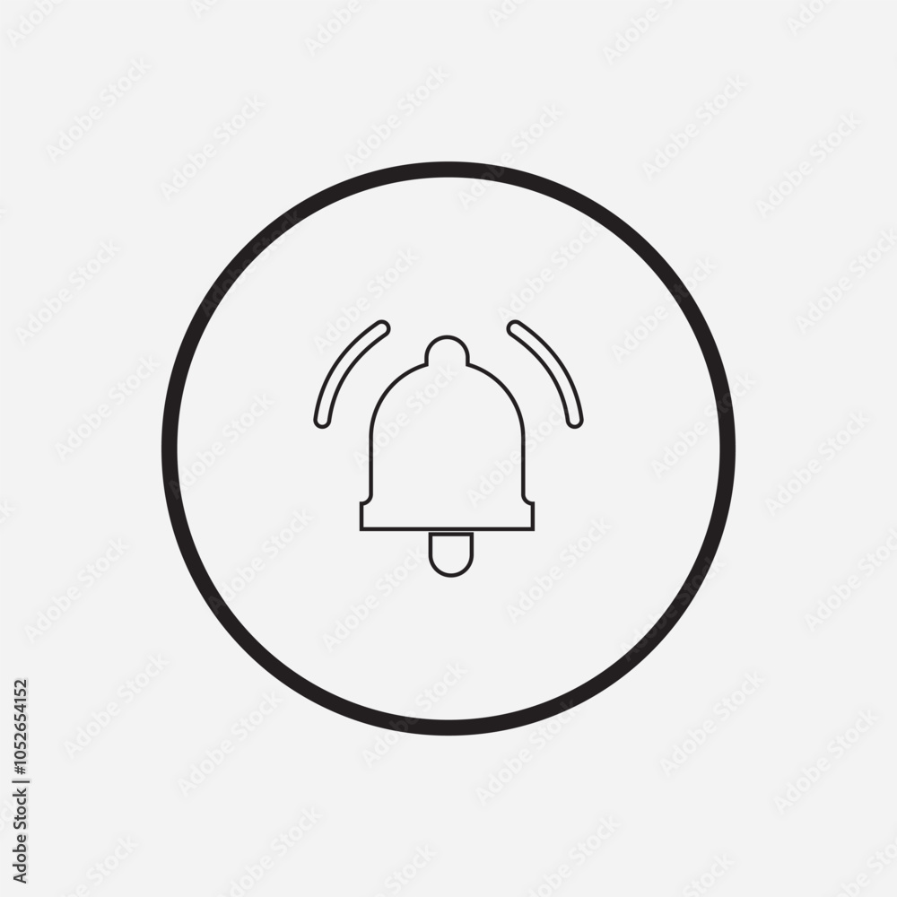 Bell icon. Notification bell icon. vector illustration. Bell icon. Notification bell icon. vector illustration.