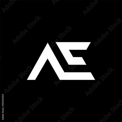 Letter AE logo icon design, modern, luxury, timeless, minimalist design