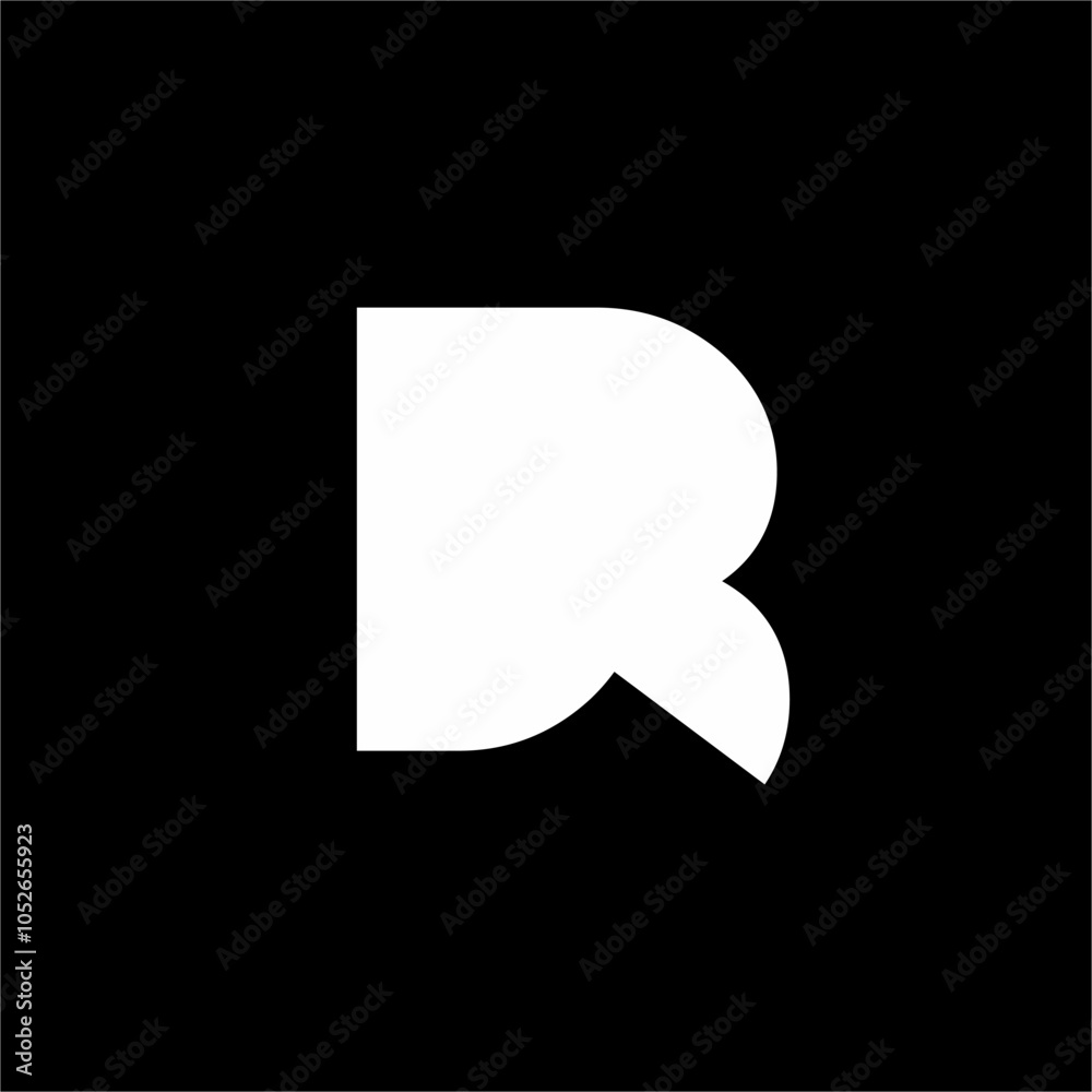 Abstract initial letter D and R logo design with heart concept. Abstract initial letter D and R logo design with heart concept.