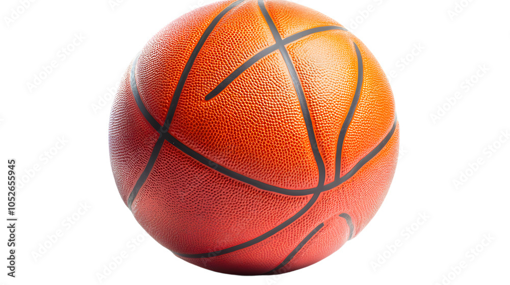 Fototapeta premium Basketball ball isolated on white background
