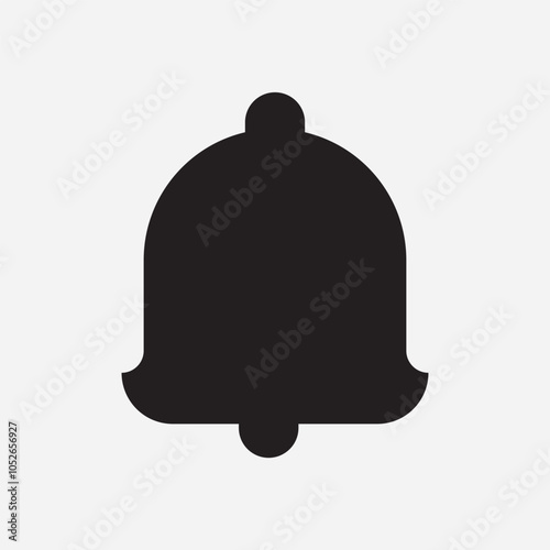 Bell icon. Notification bell icon. vector illustration.