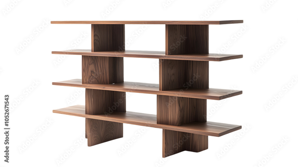Bookshelf isolated on white background Bookshelf isolated on white background