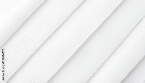 Abstract white diagonal folded paper background