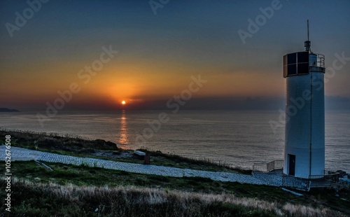 Vista del mar en Laxe, Galicia