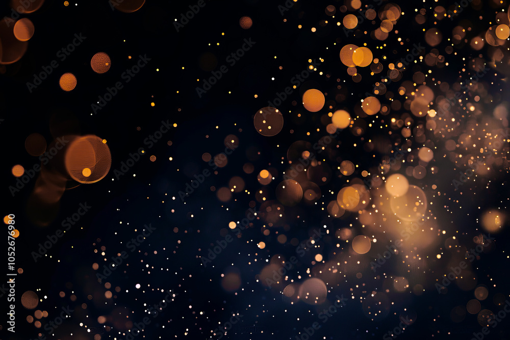 Obraz premium Abstract bokeh background colored glitter and sparkling light. Concept for holidays, advertising banners and invitations